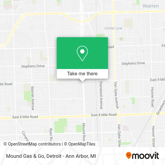 Mound Gas & Go map