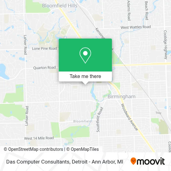 Das Computer Consultants map