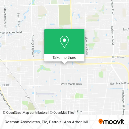 Rozman Associates, Plc map