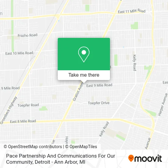 Pace Partnership And Communications For Our Community map