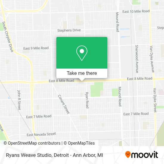 Ryans Weave Studio map
