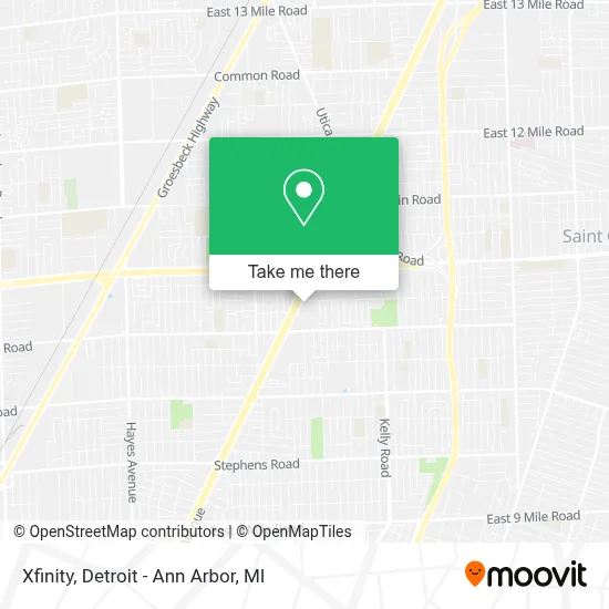 Xfinity map