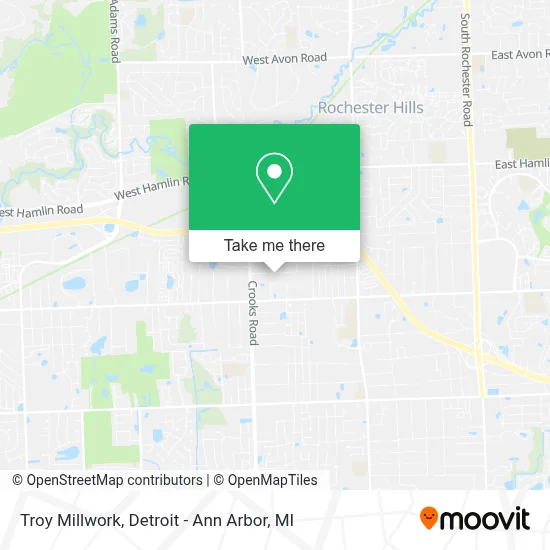 Troy Millwork map