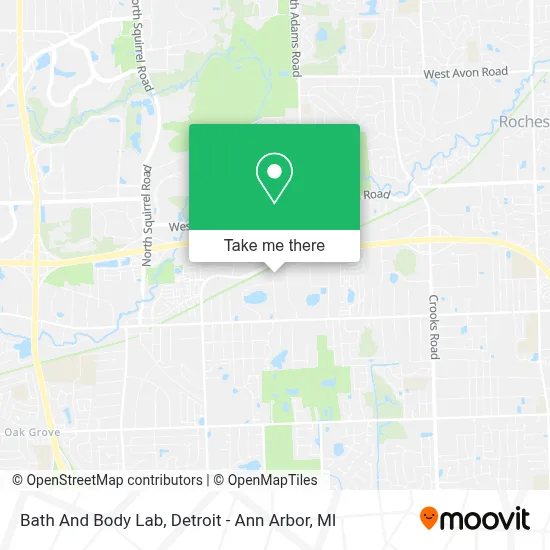 Bath And Body Lab map