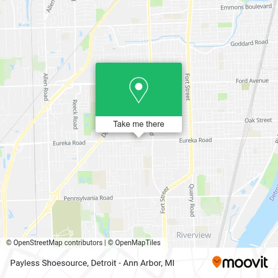 Payless Shoesource map