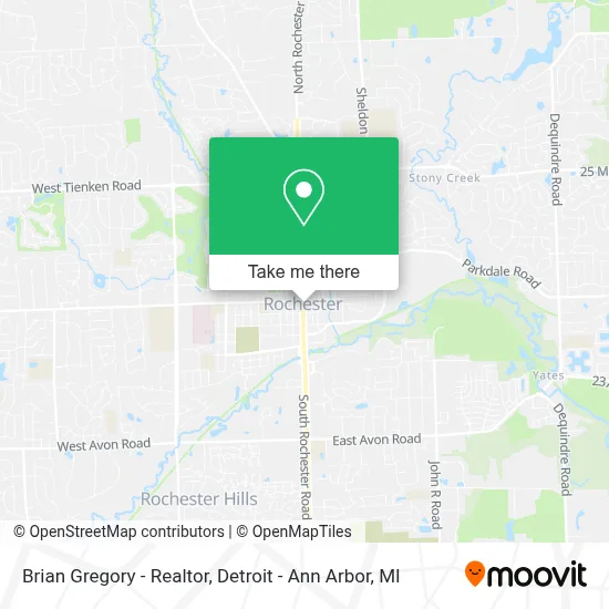 Brian Gregory - Realtor map