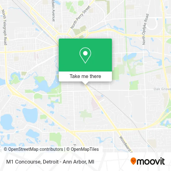 M1 Concourse map