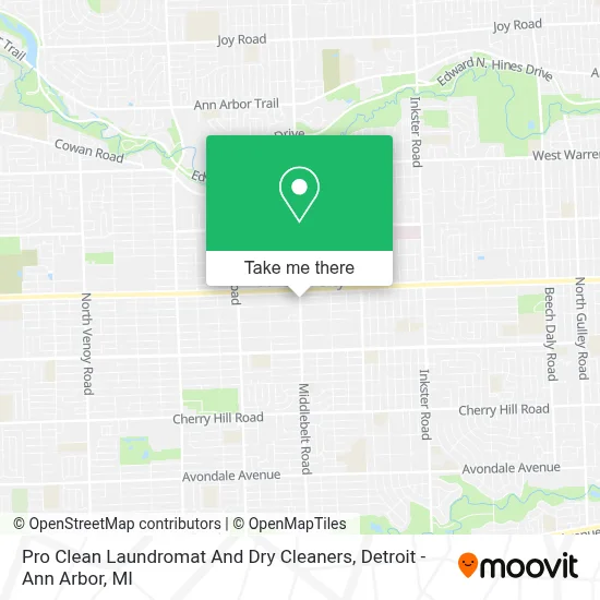 Pro Clean Laundromat And Dry Cleaners map