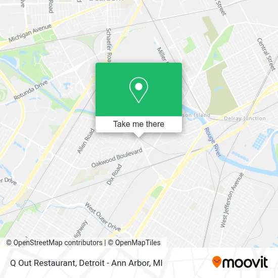 Q Out Restaurant map