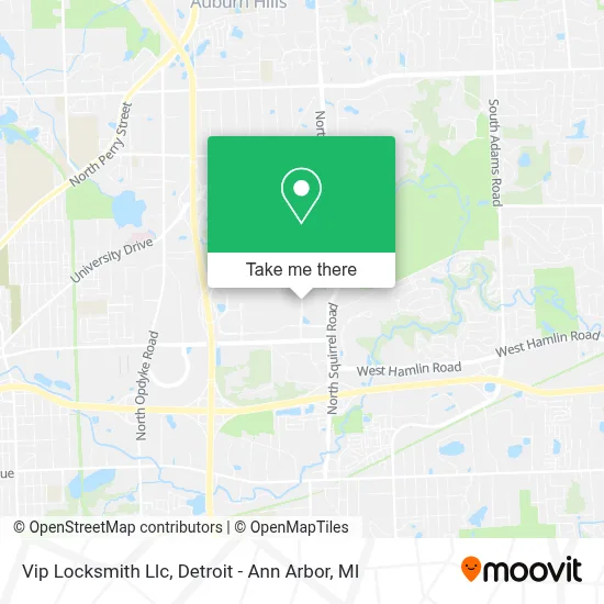 Vip Locksmith Llc map