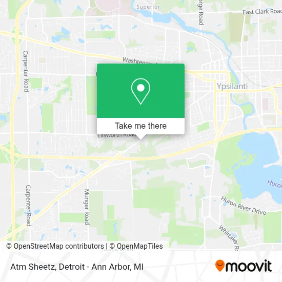 Atm Sheetz map