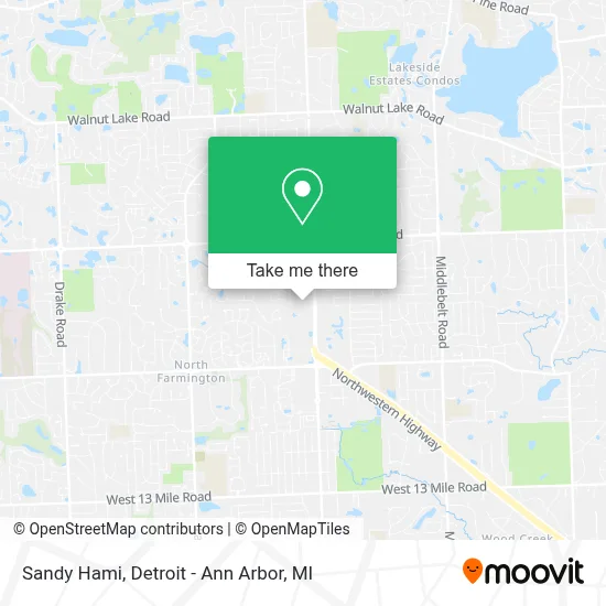 Sandy Hami map