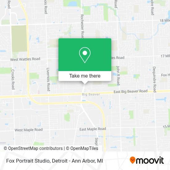 Fox Portrait Studio map