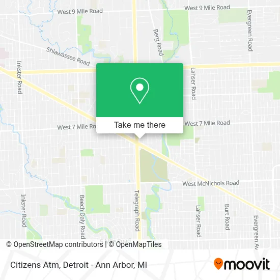 Citizens Atm map