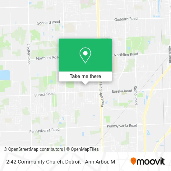 2|42 Community Church map