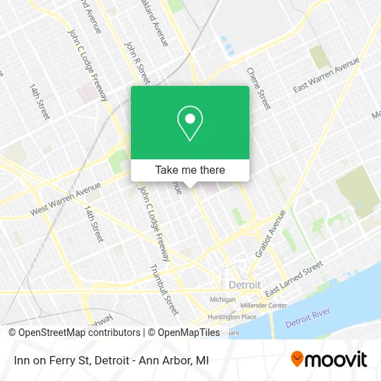 Inn on Ferry St map