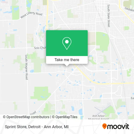 Sprint Store map