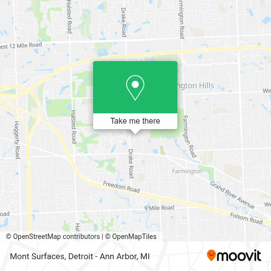 Mont Surfaces map