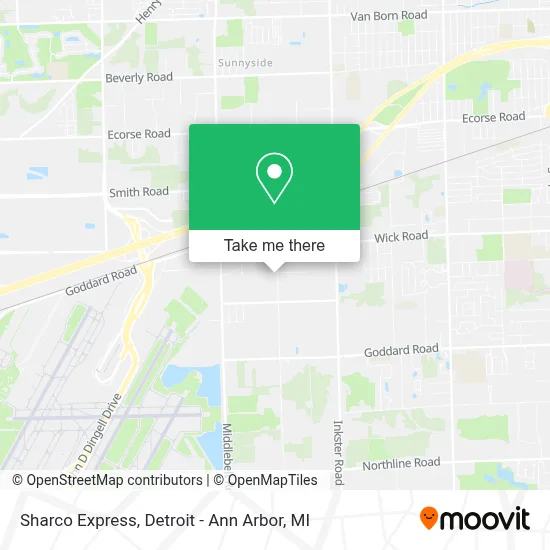 Sharco Express map