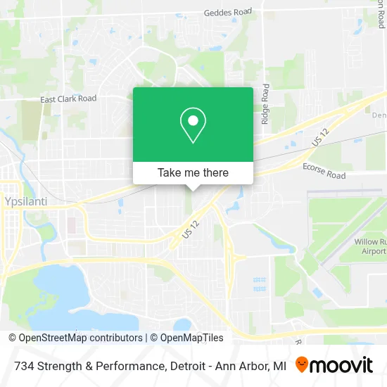 734 Strength & Performance map