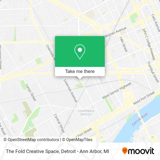 The Fold Creative Space map