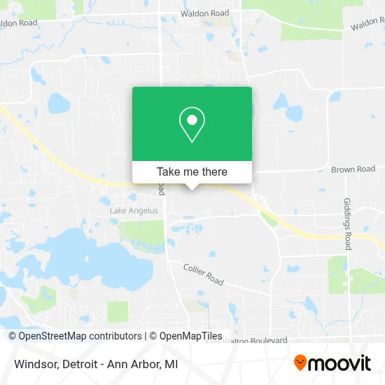 Windsor map