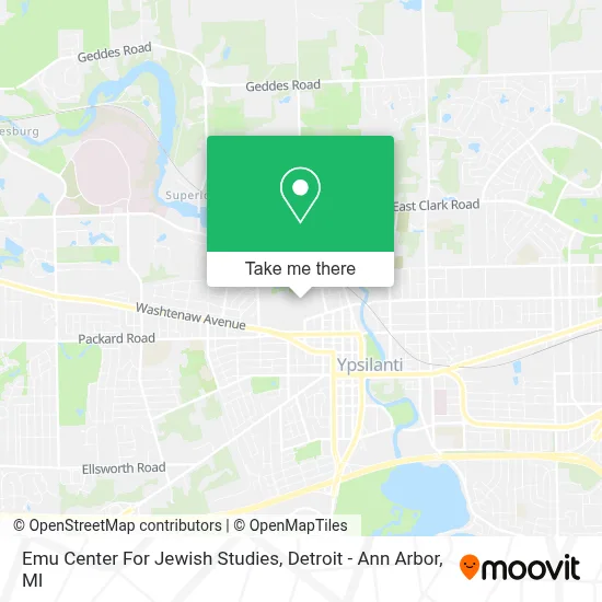 Emu Center For Jewish Studies map