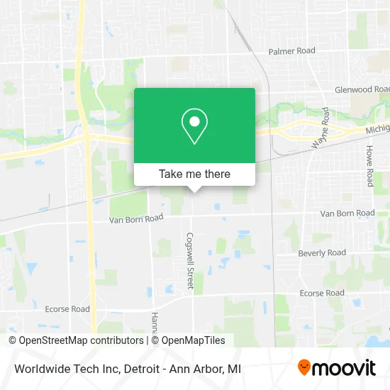 Worldwide Tech Inc map