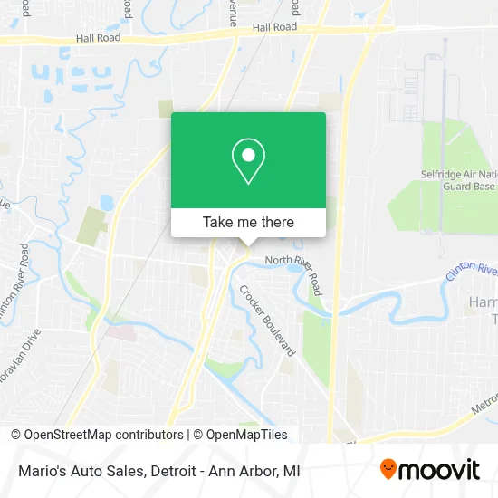 Mario's Auto Sales map