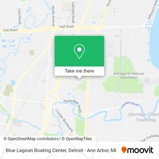 Blue Lagoon Boating Center map