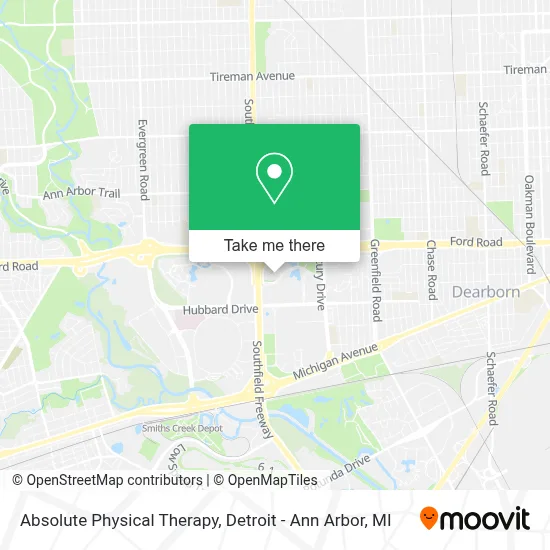 Absolute Physical Therapy map