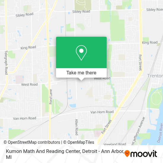 Kumon Math And Reading Center map