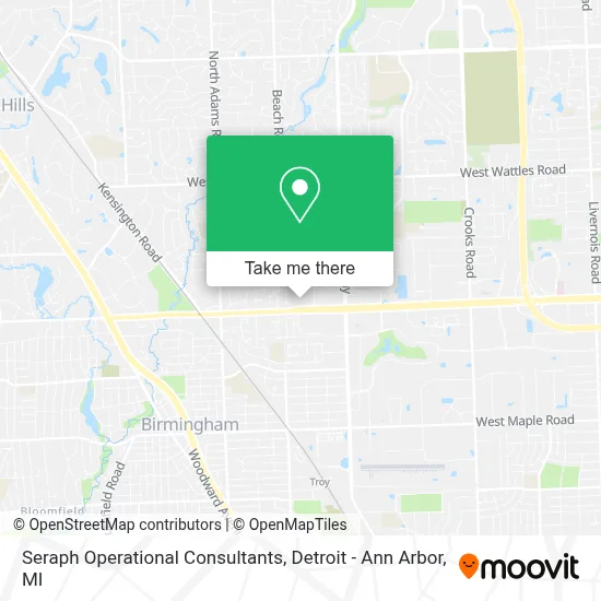 Seraph Operational Consultants map