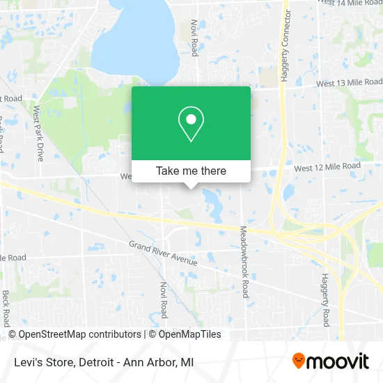 Levi's Store map