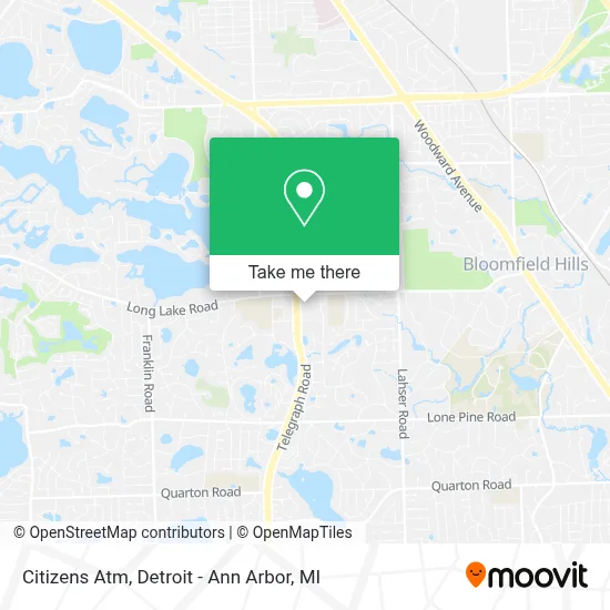 Citizens Atm map