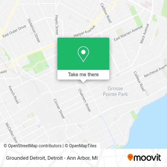 Grounded Detroit map