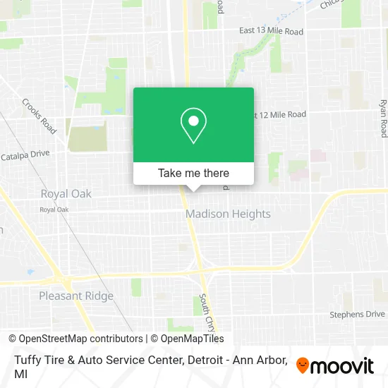 Tuffy Tire & Auto Service Center map