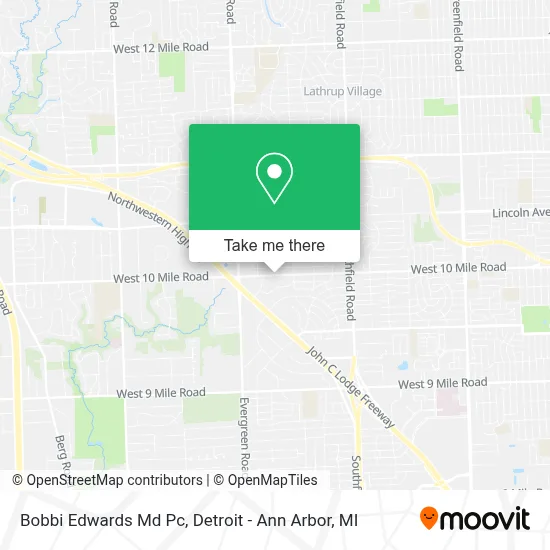 Bobbi Edwards Md Pc map