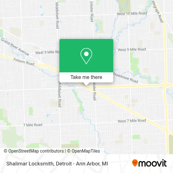 Shalimar Locksmith map