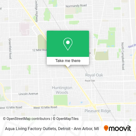 Aqua Living Factory Outlets map