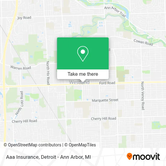 Aaa Insurance map