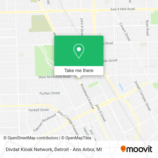 Divdat Kiosk Network map