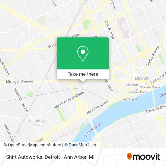 Shift Autoworks map