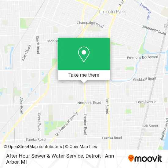 After Hour Sewer & Water Service map