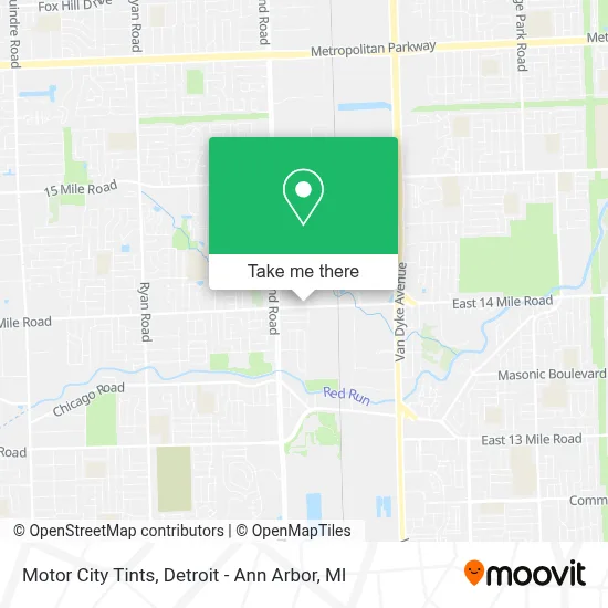 Motor City Tints map