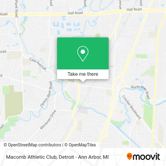 Macomb Athletic Club map
