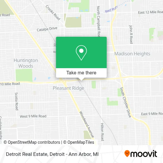 Detroit Real Estate map