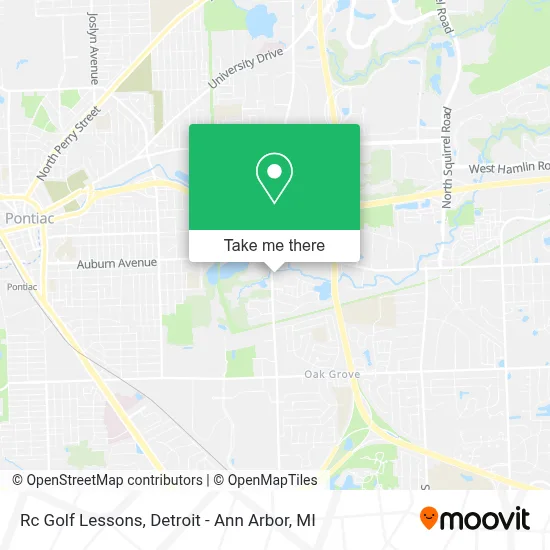 Rc Golf Lessons map