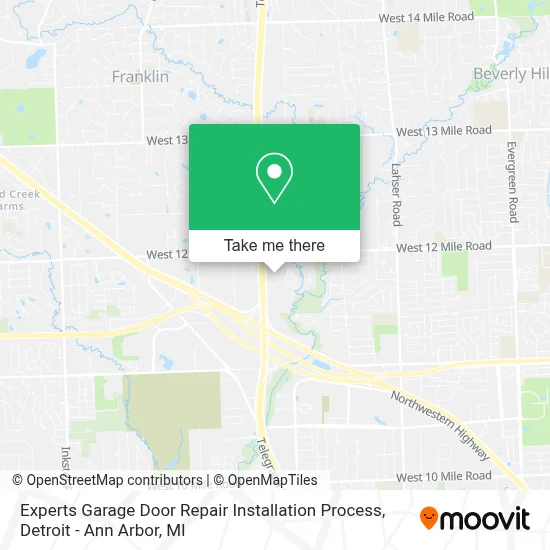 Experts Garage Door Repair Installation Process map