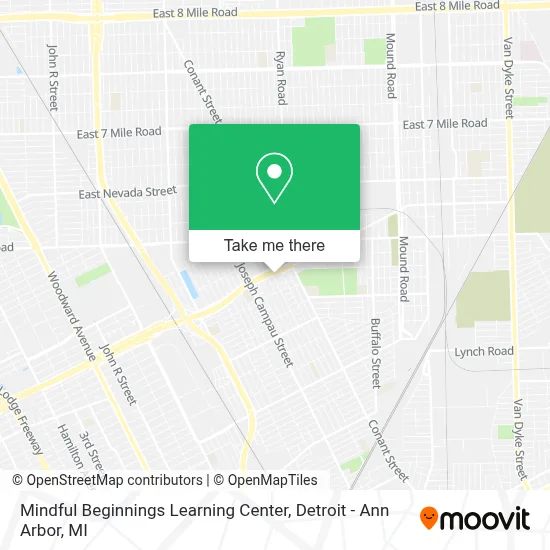 Mindful Beginnings Learning Center map